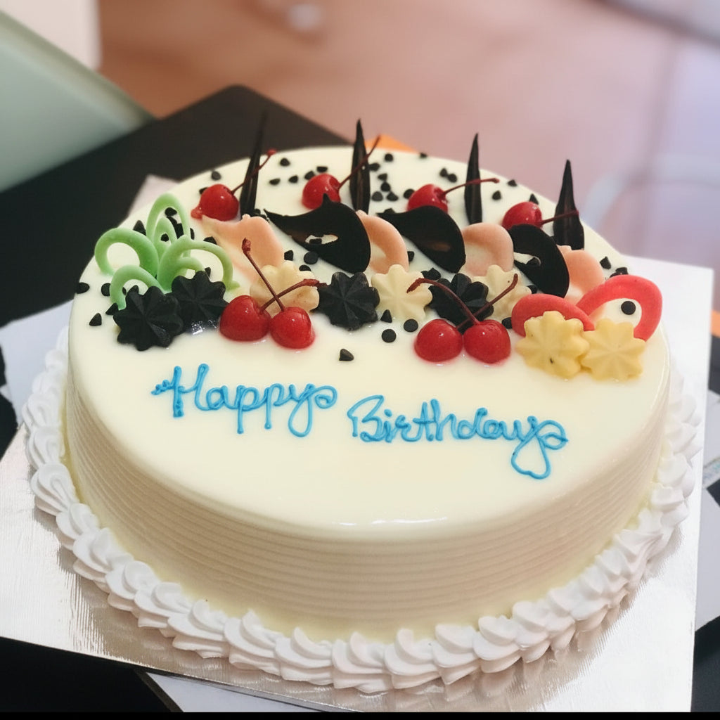 White Forest Cake