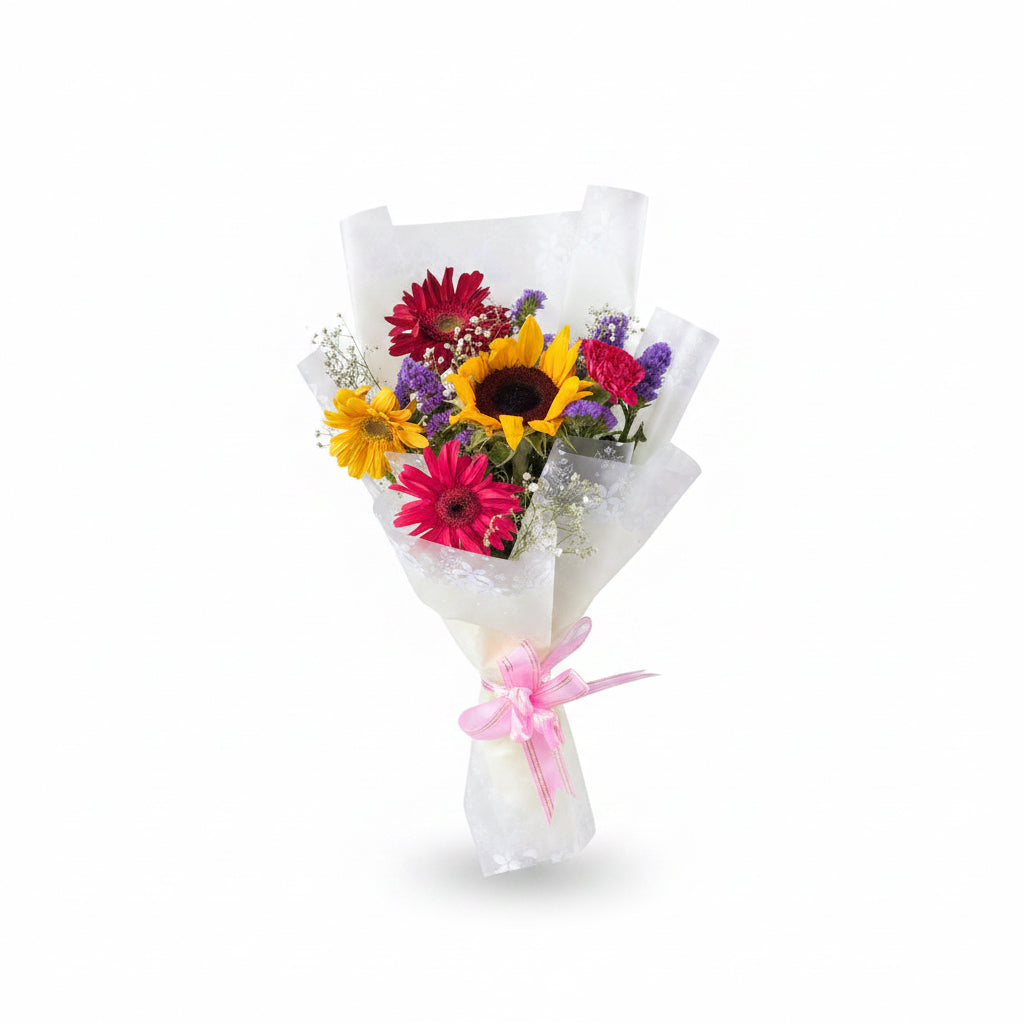 Elegant mixed flower bouquet by Mayako Basket for special occasions in Nepal