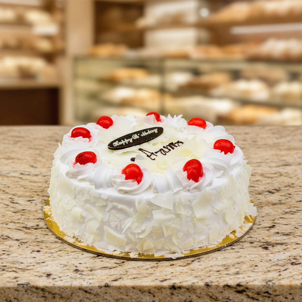 Premium White Forest Cake for birthdays, anniversaries and celebrations with delivery across Kathmandu Valley