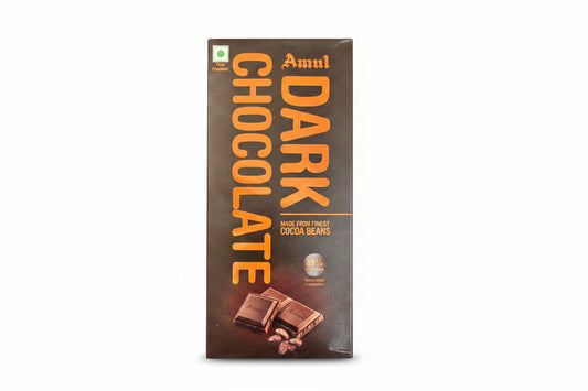 Amul Dark Chocolate 125g made from the finest cocoa beans
