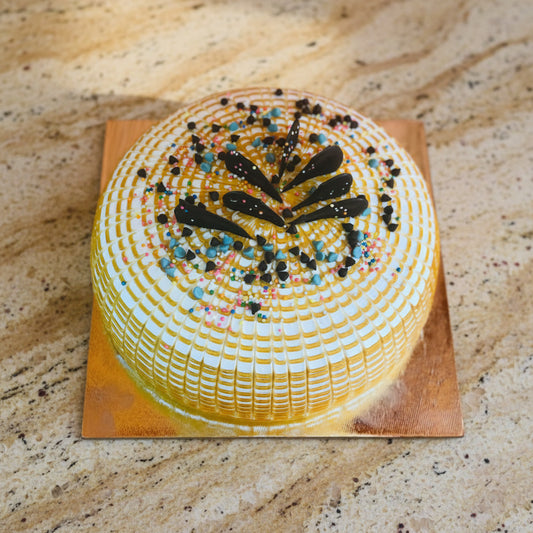 Delicious Banana Celebration Cake freshly baked and delivered across Kathmandu Valley