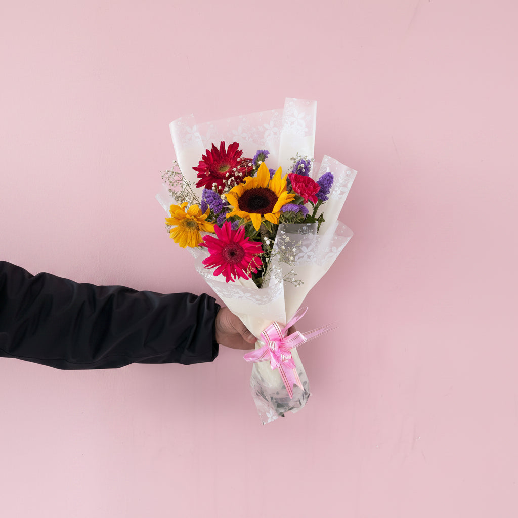 Fresh mixed flower bouquet delivery in Kathmandu Nepal