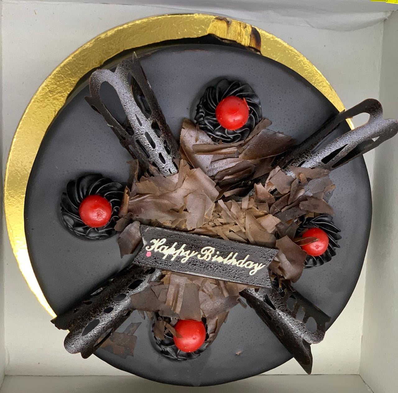 Premium Black Forest Celebration Cake for birthdays, anniversaries and special occasions in Nepal