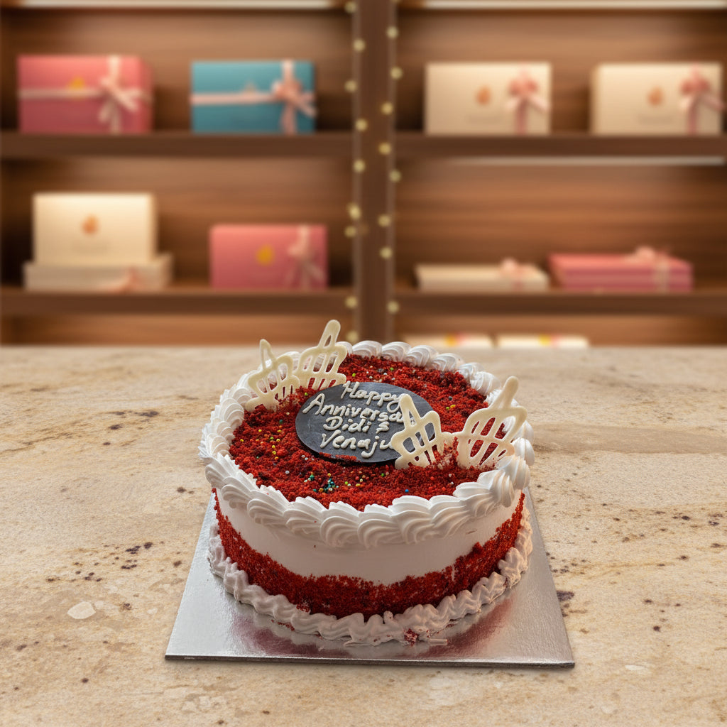 Red Velvet Cake for anniversaries and birthdays in Nepal