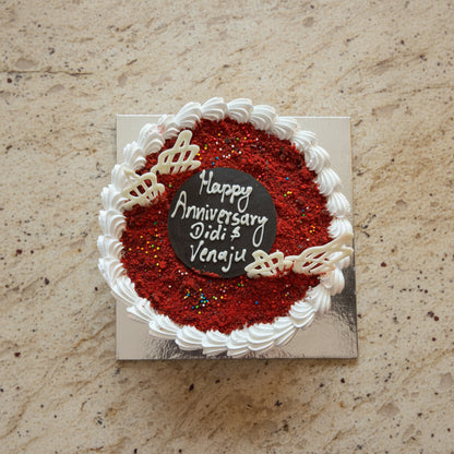 Fresh Red Velvet Cake delivered in Nepal