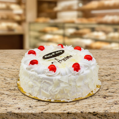 Premium White Forest Cake for birthdays, anniversaries and celebrations with delivery across Kathmandu Valley